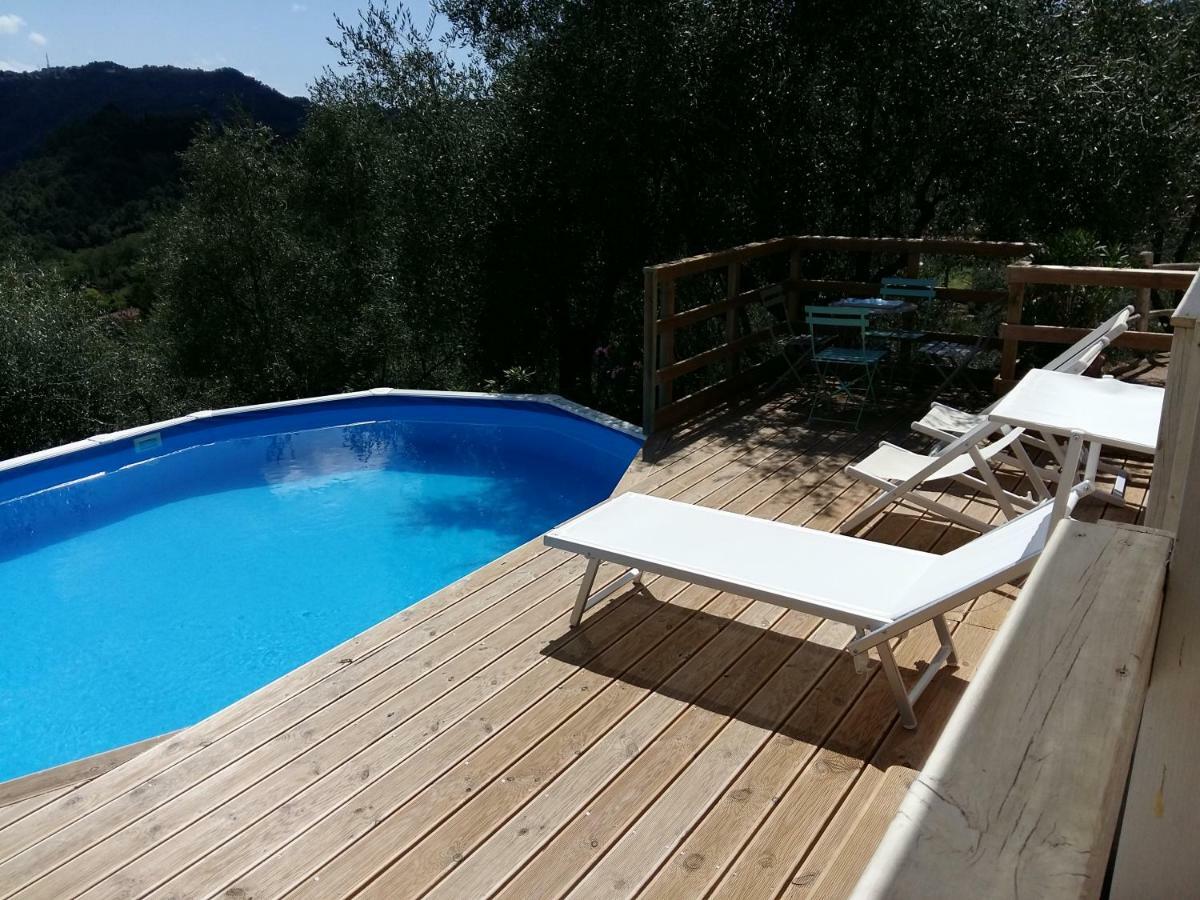 Valuable Rustic Tuscan Swimming Pool, Breathtaking View Of Camaiore Buitenkant foto