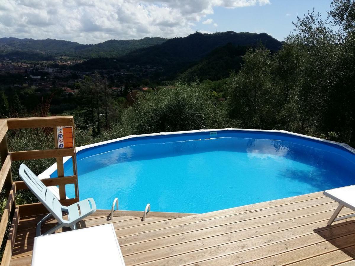 Valuable Rustic Tuscan Swimming Pool, Breathtaking View Of Camaiore Buitenkant foto